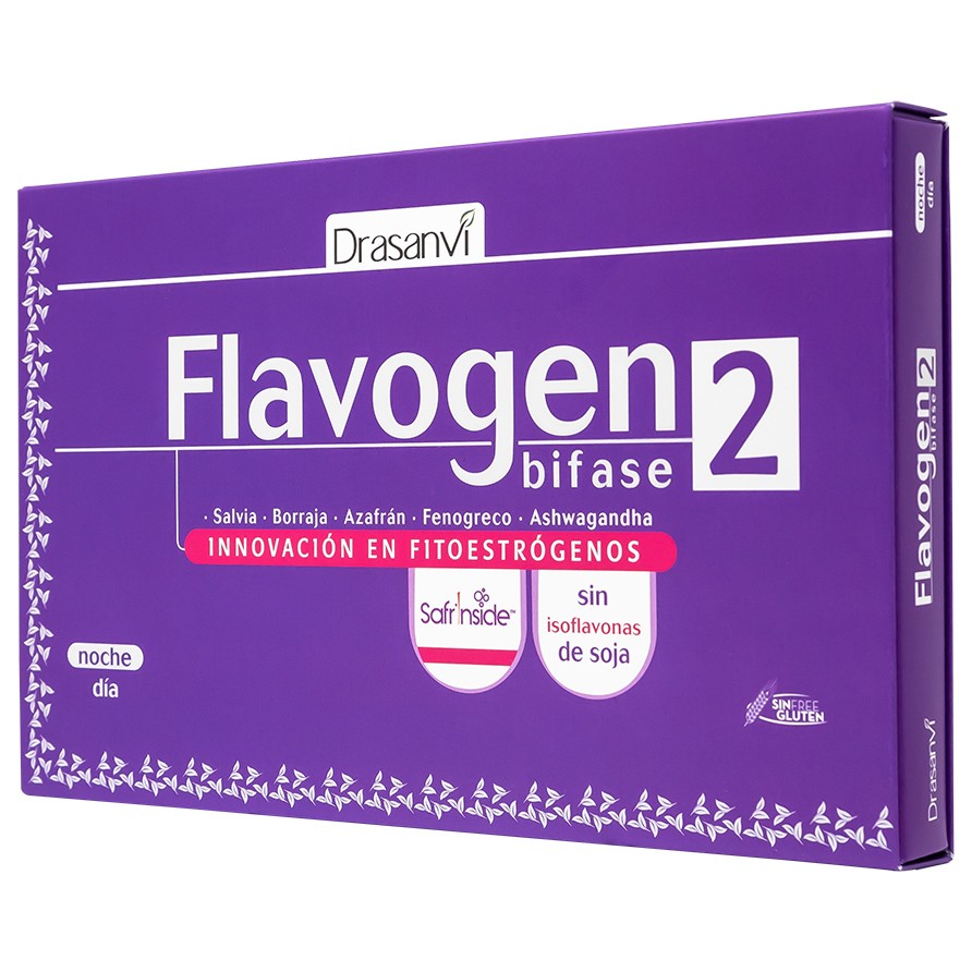 Drasanvi Flavogen Bifase 2 para la menopausia en cápsulas