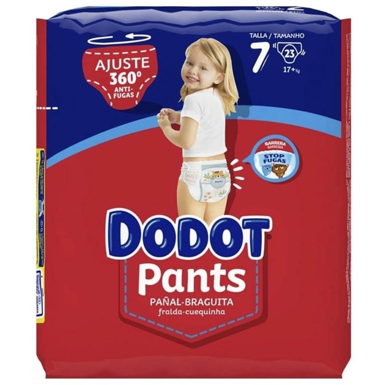 Dodot pants bebé seco carry pack talla 7 23u