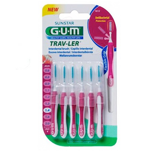 GUM CEPILLO INTERDENTAL TRAVLER 1612 1,4