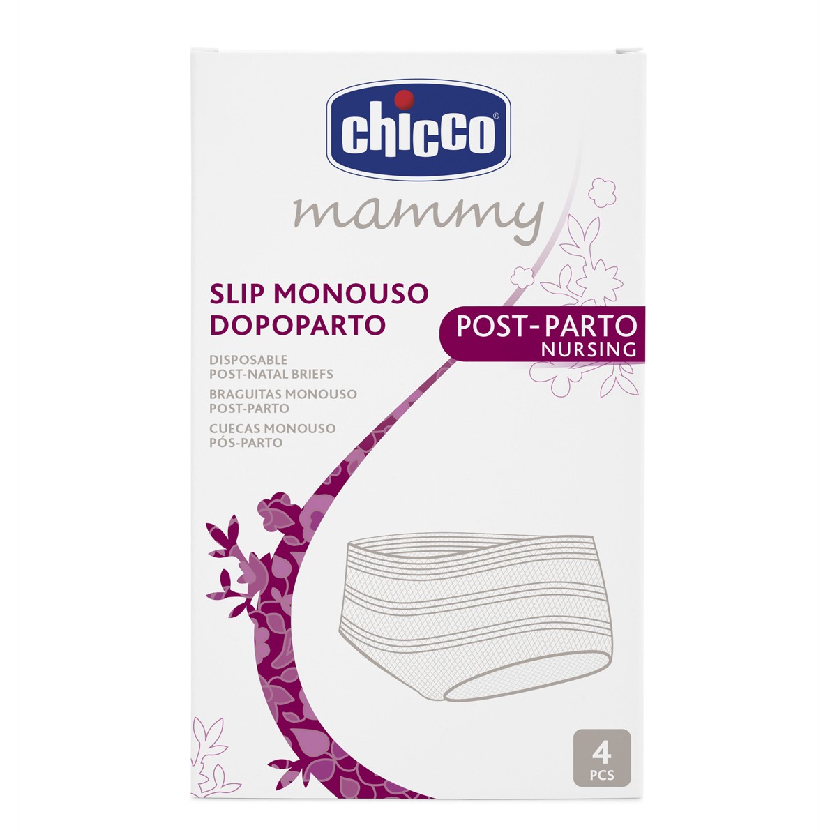 Chicco Braga monouso malla 4 uds