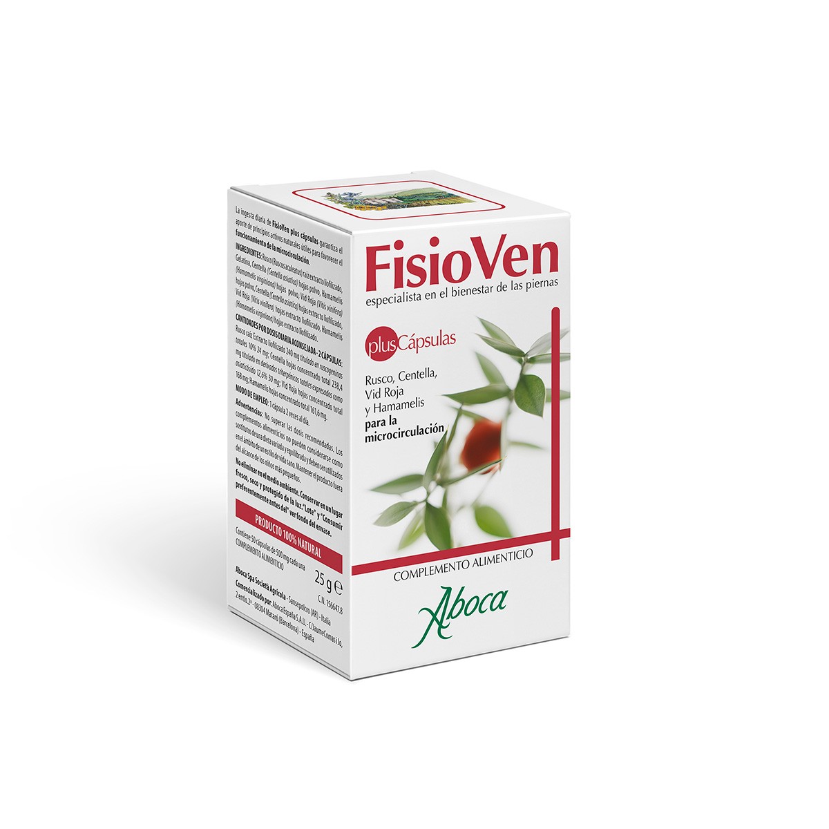 Aboca fisioven plus 50 cápsulas