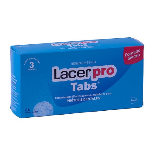 Lacer Pro tabs limpiador prótesis