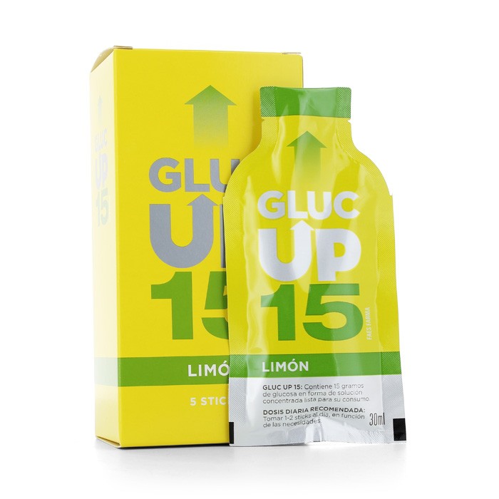 GLUC UP LIMON 15 GR X 5 STICKS DE 30 ML