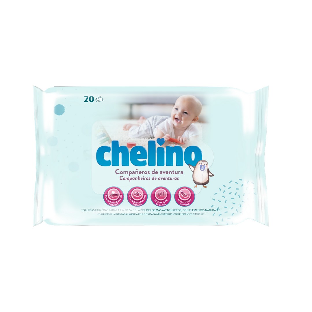 Chelino toallitas infantiles 20 unidades