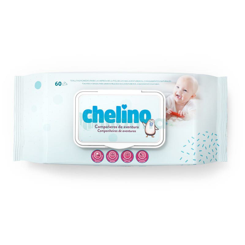 Chelino toallitas infantiles 60u