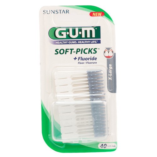 Gum soft picks original x-large 40 uds