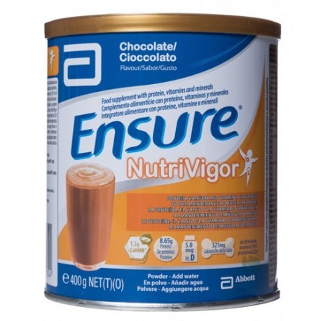 ENSURE NUTRIVIGOR CHOCOLATE POLVO 400GR