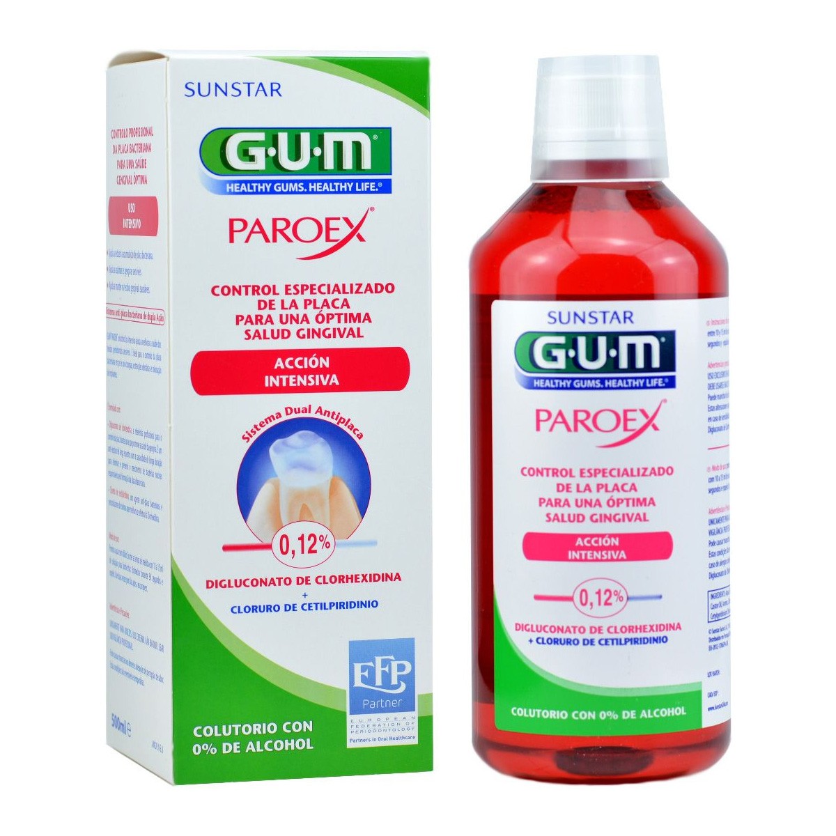 Gum Paroex colutorio tratamiento intensivo 500ml