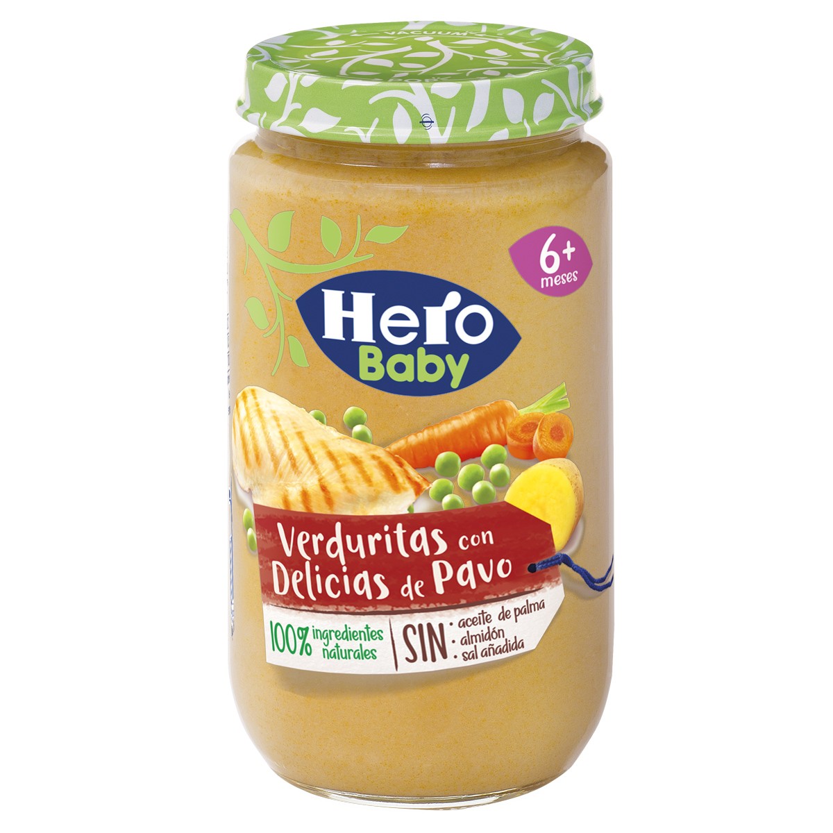 Hero Baby Pedialac verduritas tiernas con pavo 250g