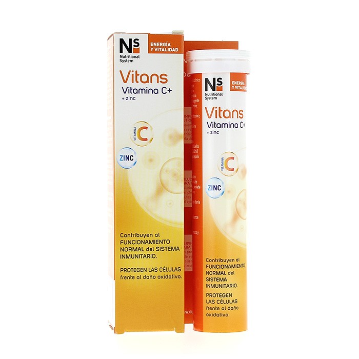 N+S VITANS VITAMINA C+ 20 COM. EFERVESC.