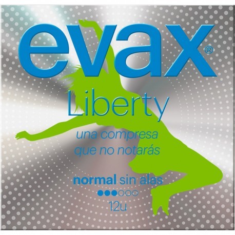 Evax compresas liberty normal 12 uds