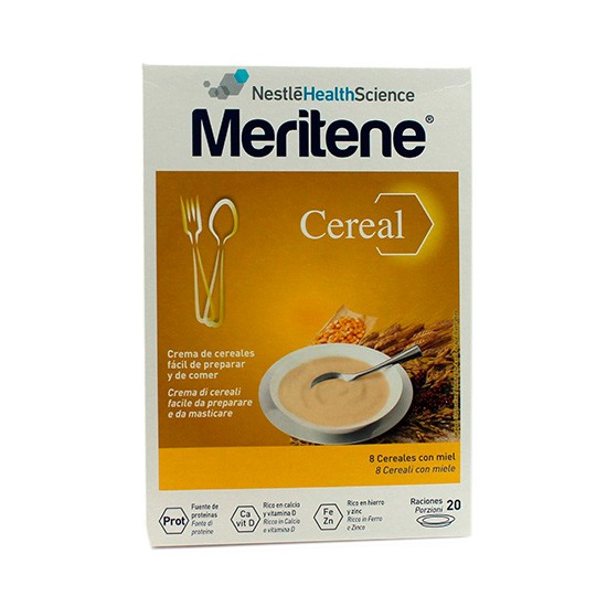 Meritene 8 cereales con miel 2 x 300g