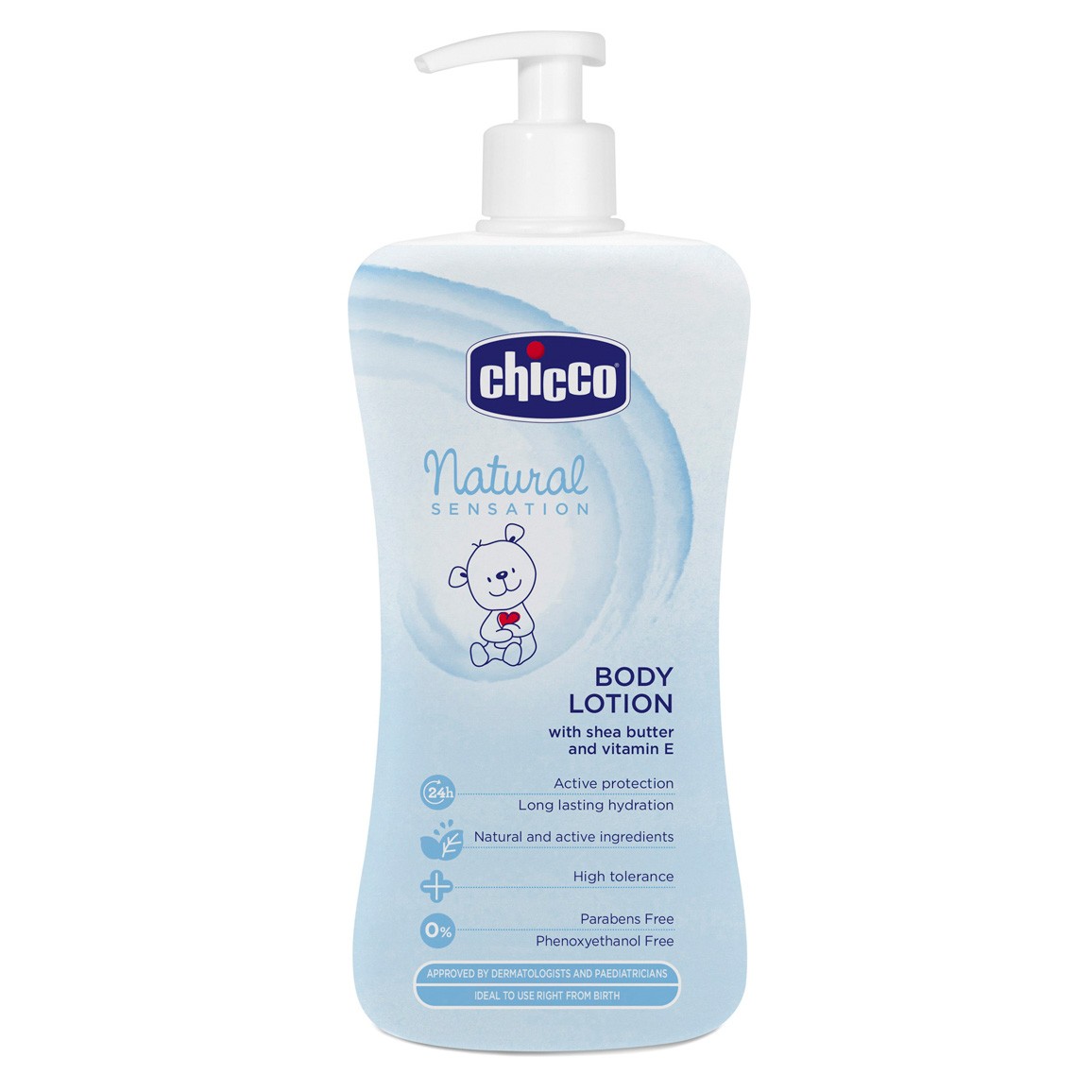 Chicco Natural Sensation Loción Corporal para bebés 500ml