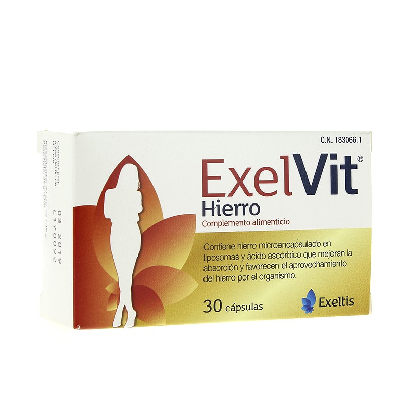 EXELVIT HIERRO 30 CAPSULAS