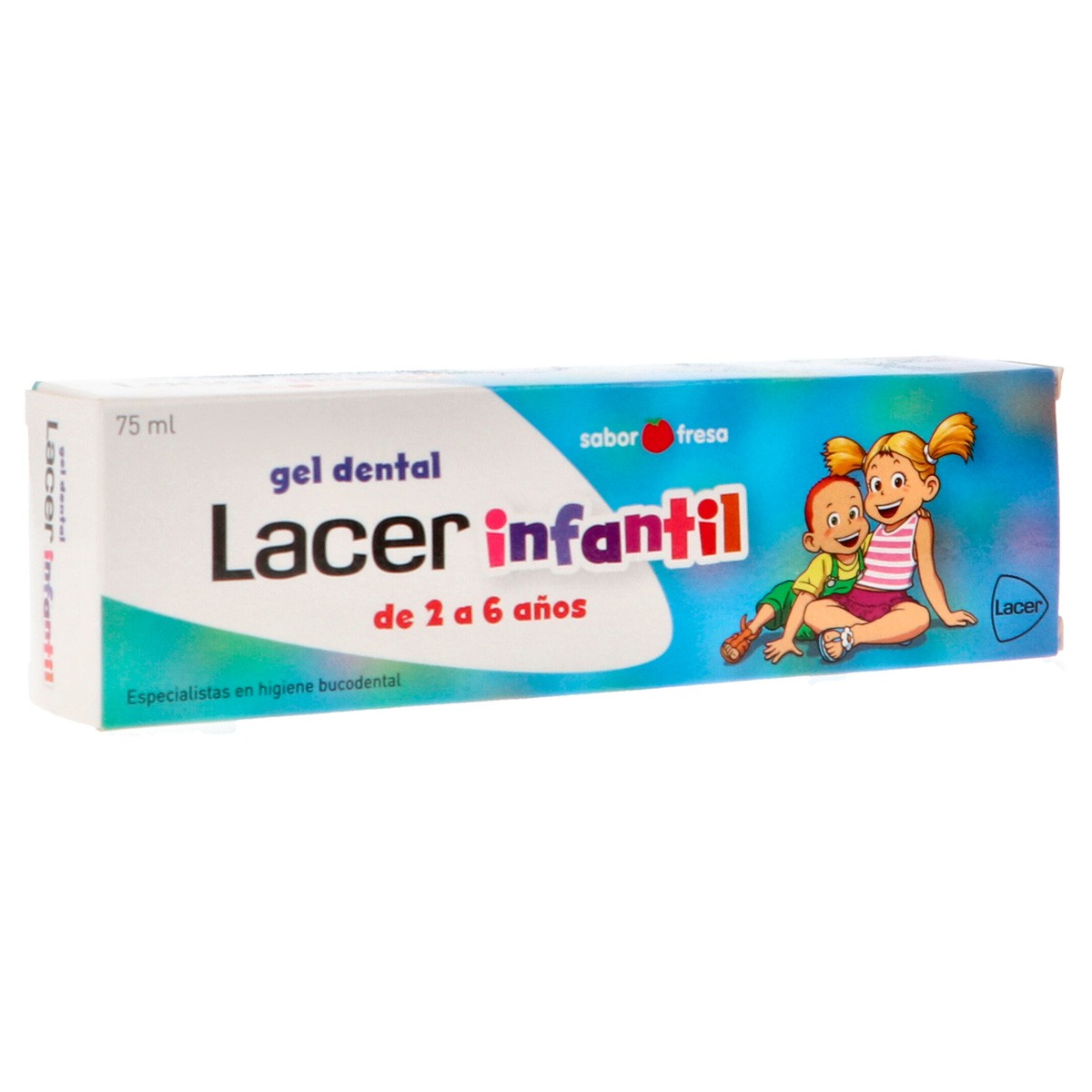 Lacer Gel dental infantil fresa 75ml