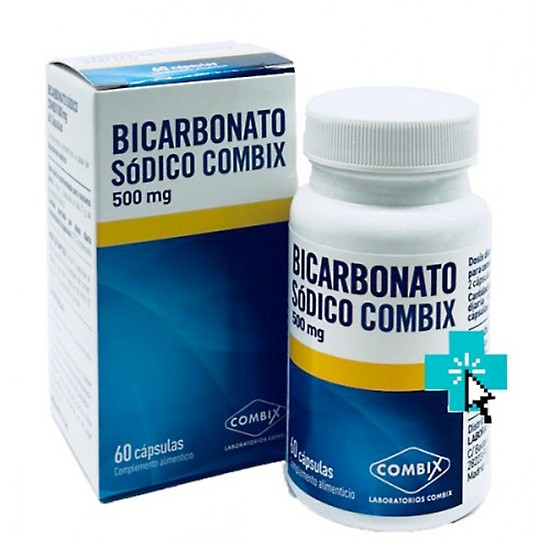 Bicarbonato combix 500 mg 60 cápsulas