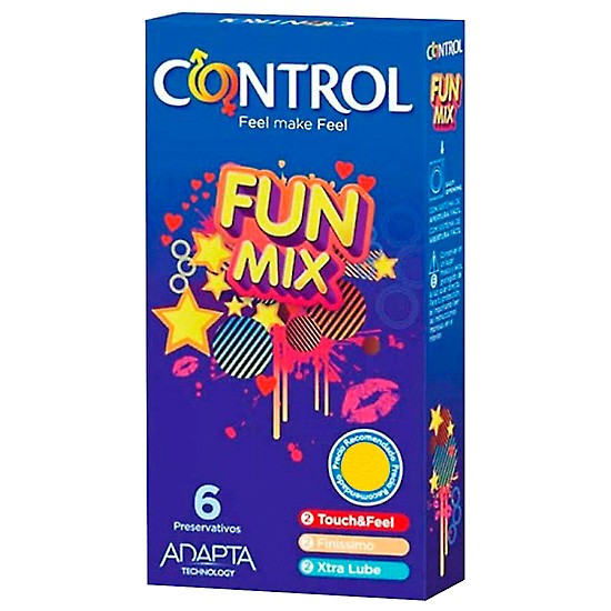 Control preservativo fun mix  6uds