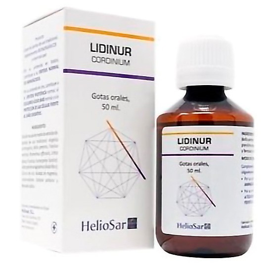 Lidinur cordinium gotas 50 ml heliosar