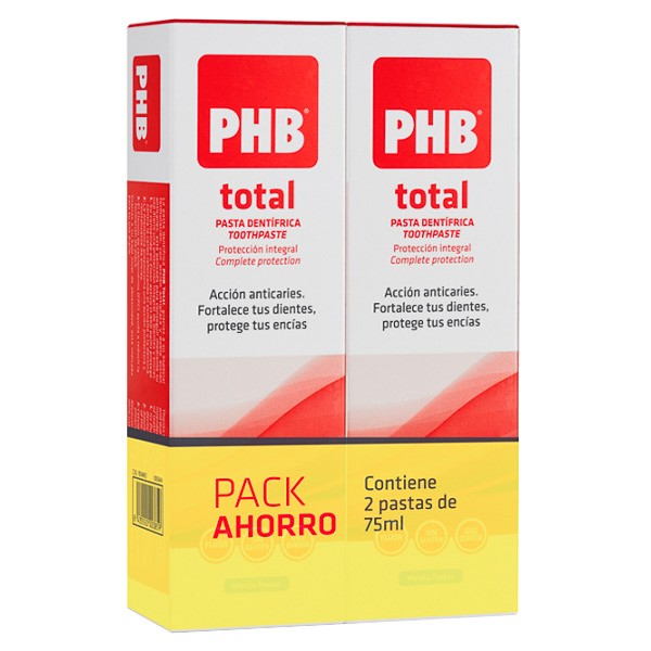 Phb pasta total duplo 75ml + 75ml