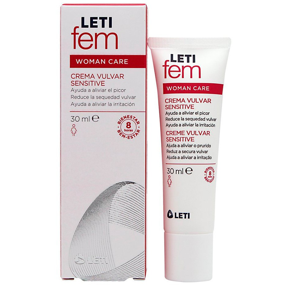 Letifem sensitive crema vulvar 30 ml