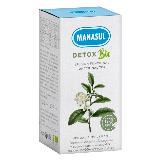 Manasul infusión detox bio 25 bolsitas