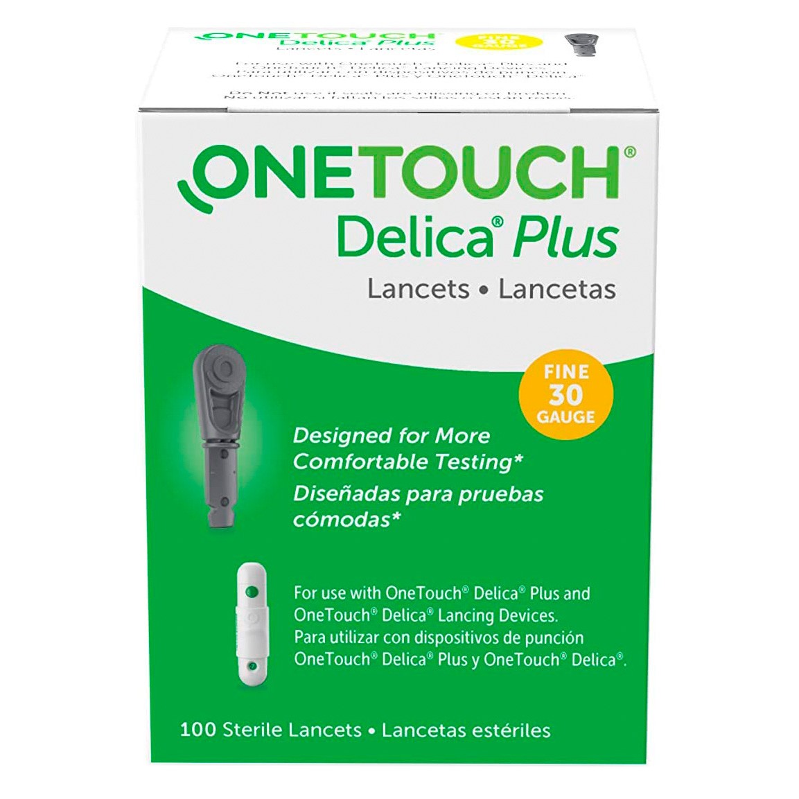 One Touch Delica Plus lancetas 30g 25u