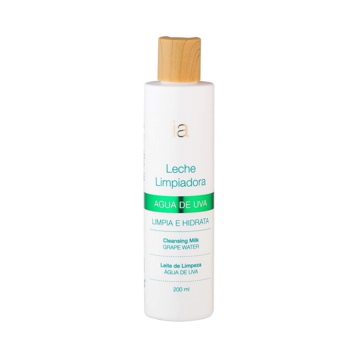 Interapothek leche limpiadora agua de uva 200ml