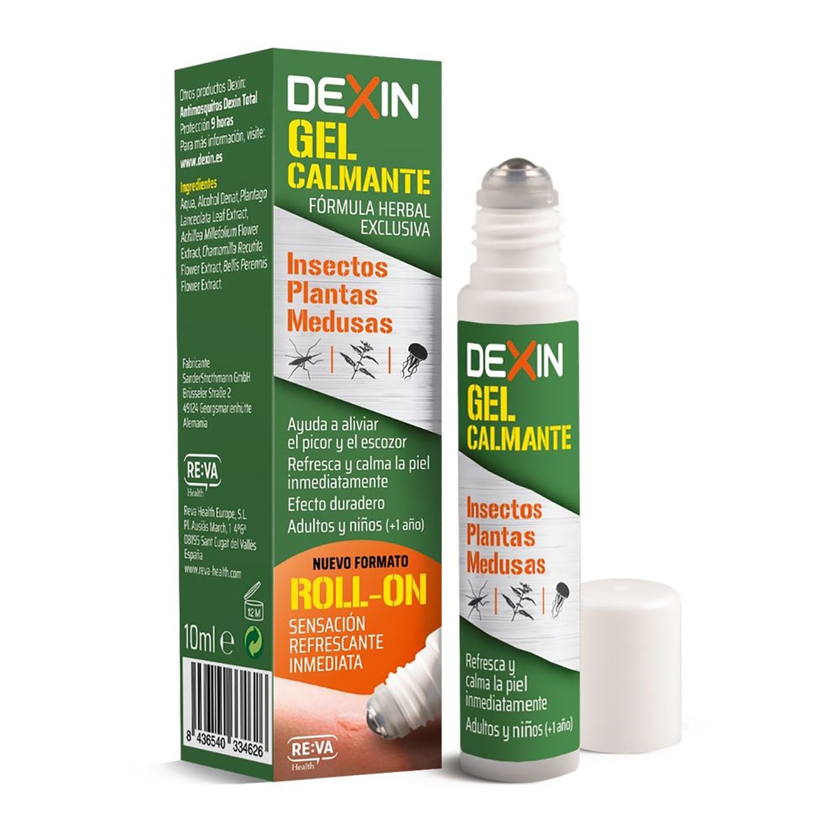 Dexin gel calmante roll-on 10ml