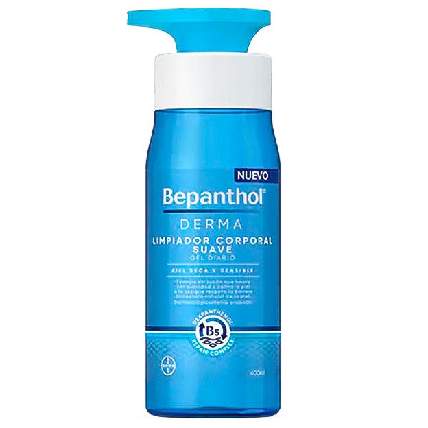 Bepanthol derma limpiador corporal suave gel 400ml