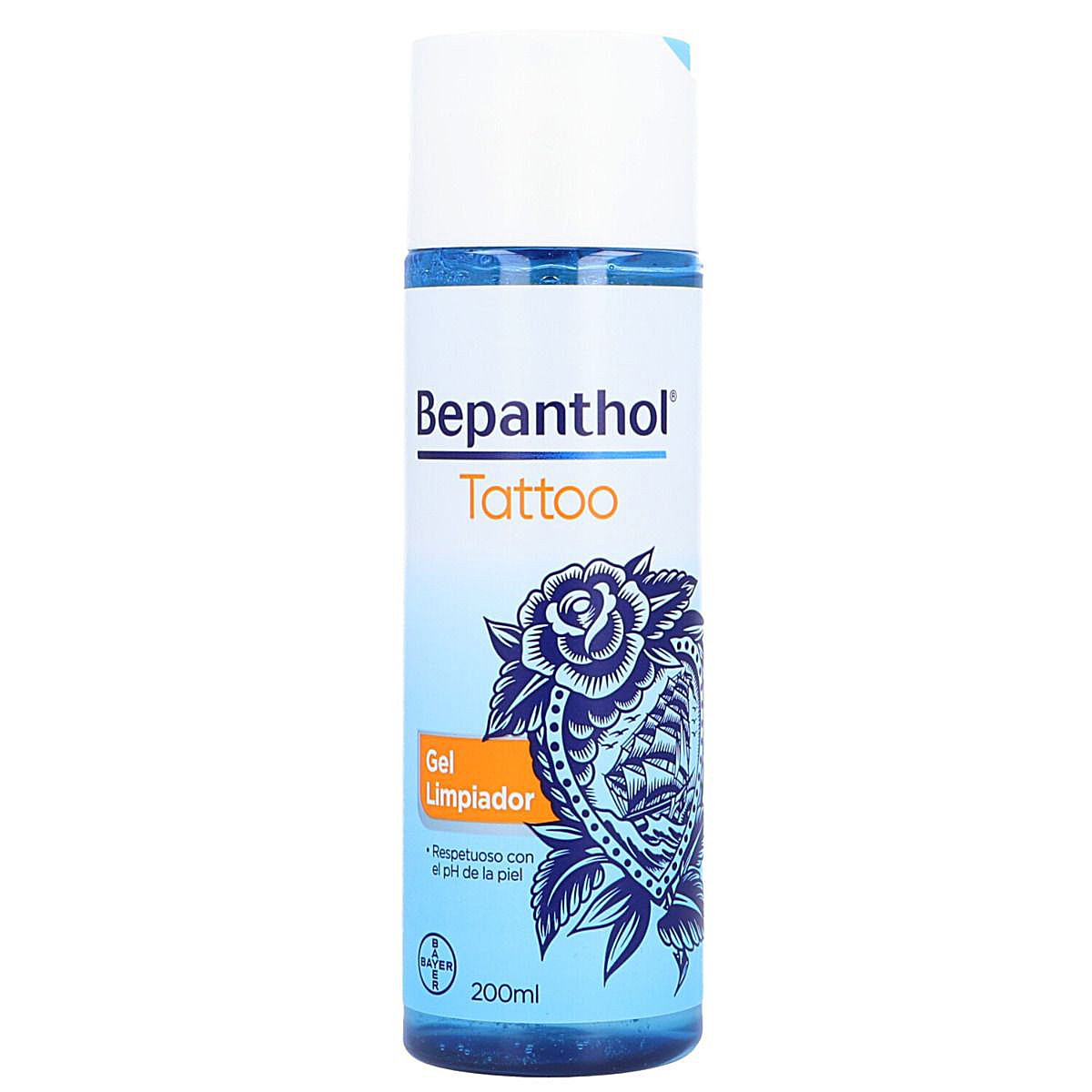 Bepanthol Tattoo gel limpiador 200ml