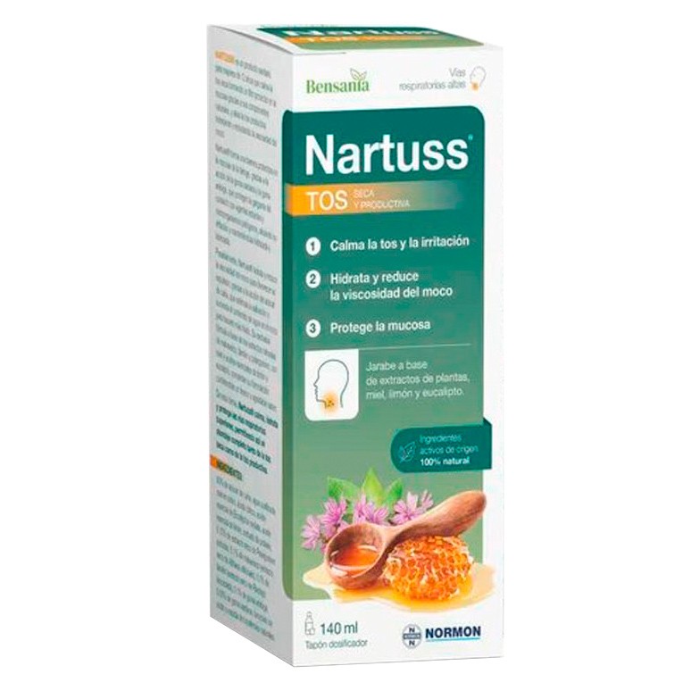 Normon Bensania Nartuss jarabe para la tos seca 140ml