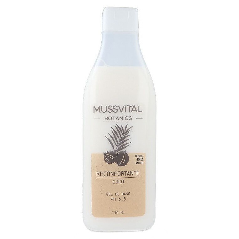 Mussvital Botanics gel de baño aceite de coco 750ml