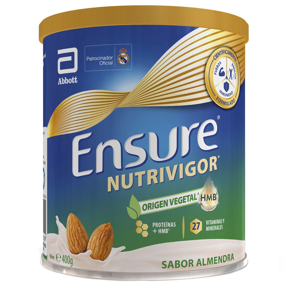 Ensure Nutrivigor con sabor a almendra suplemento dietético 400g