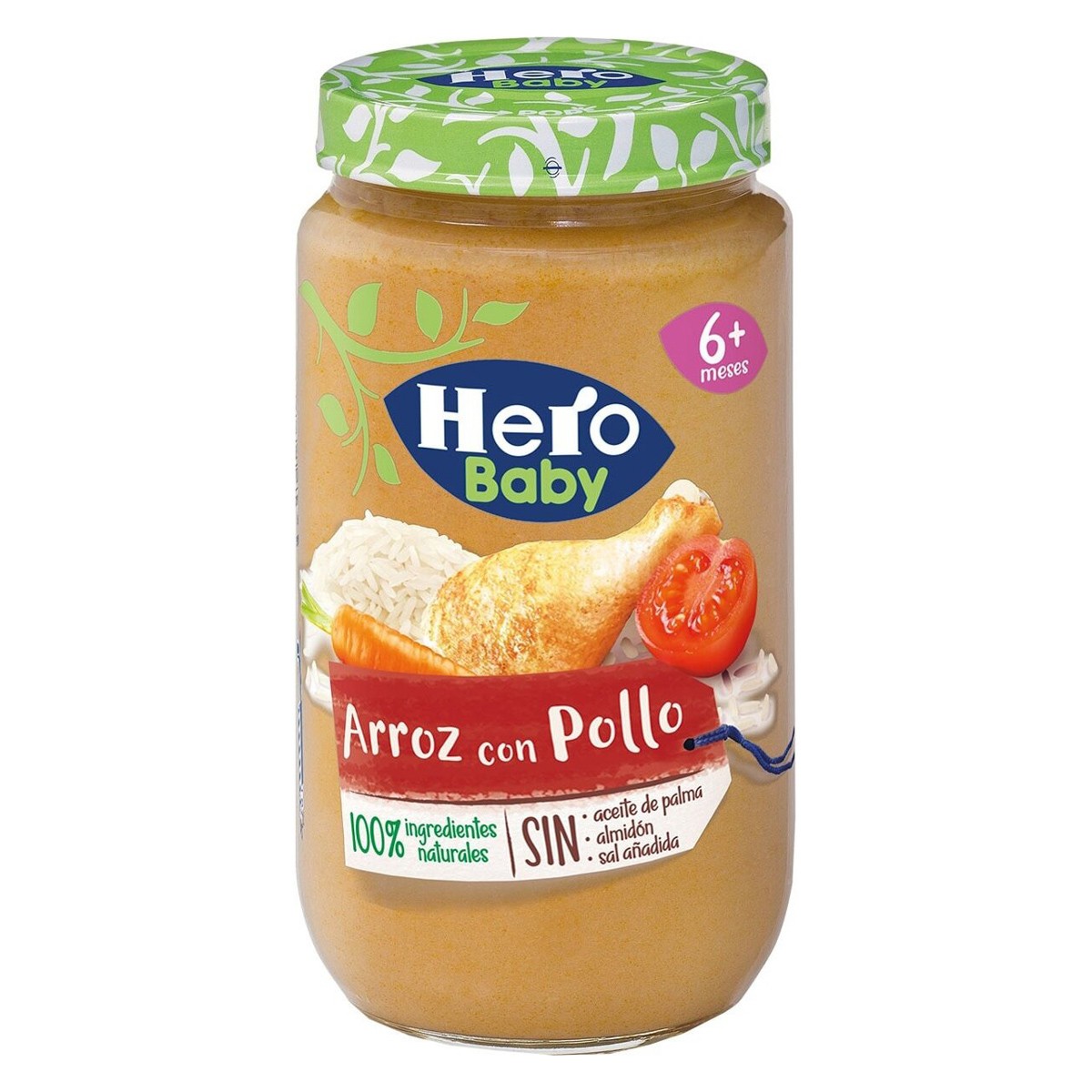 Hero Baby tarrito de arroz con pollo 235g