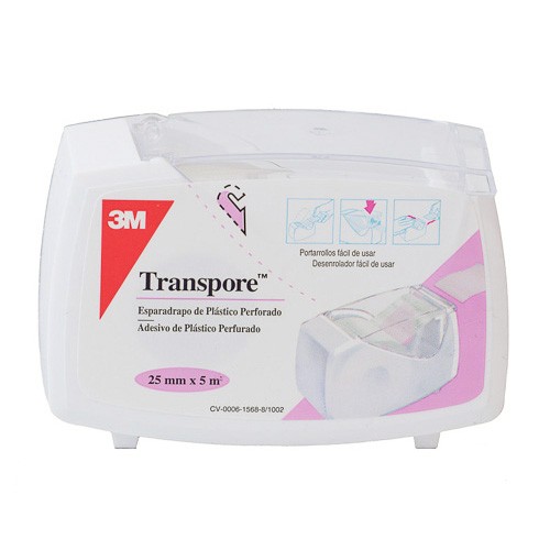 TRANSPORE ESPARADRAPO BLANCO  5X2,5 PORT