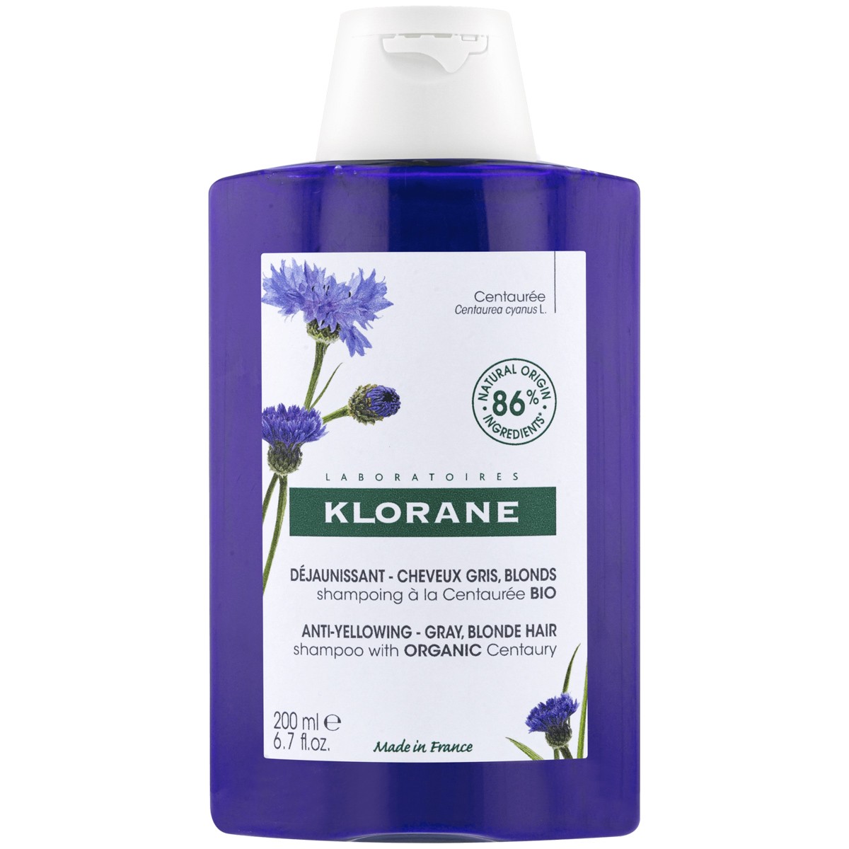 Klorane champú a la centaurea 200ml